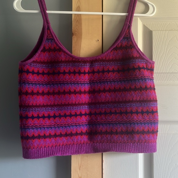 rag & bone Women’s Fairisle Sweater Cami - Picture 2 of 4